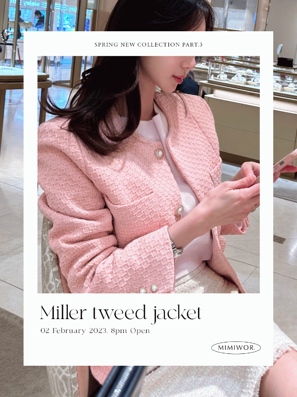 Miller tweed jacket 밀러 트위드 자켓